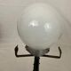 Lampe art nouveau art déco en fer forgé globe blanc