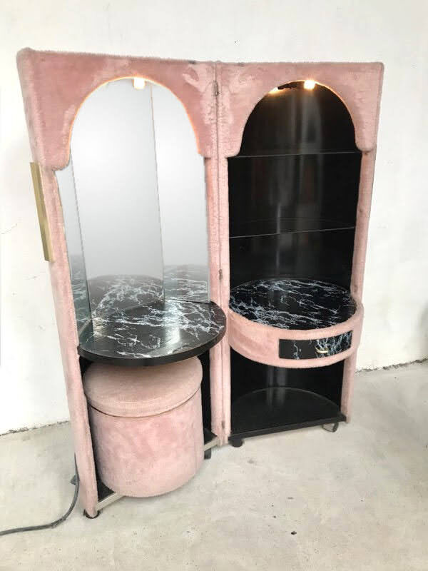70's moumoutte dressing table, distributed by Roche Bobois