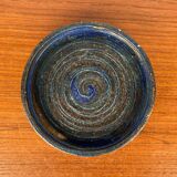 Mid-century modern Danish studio pottery bowl by Tue Poulsen for Tue Keramik, 1960s.