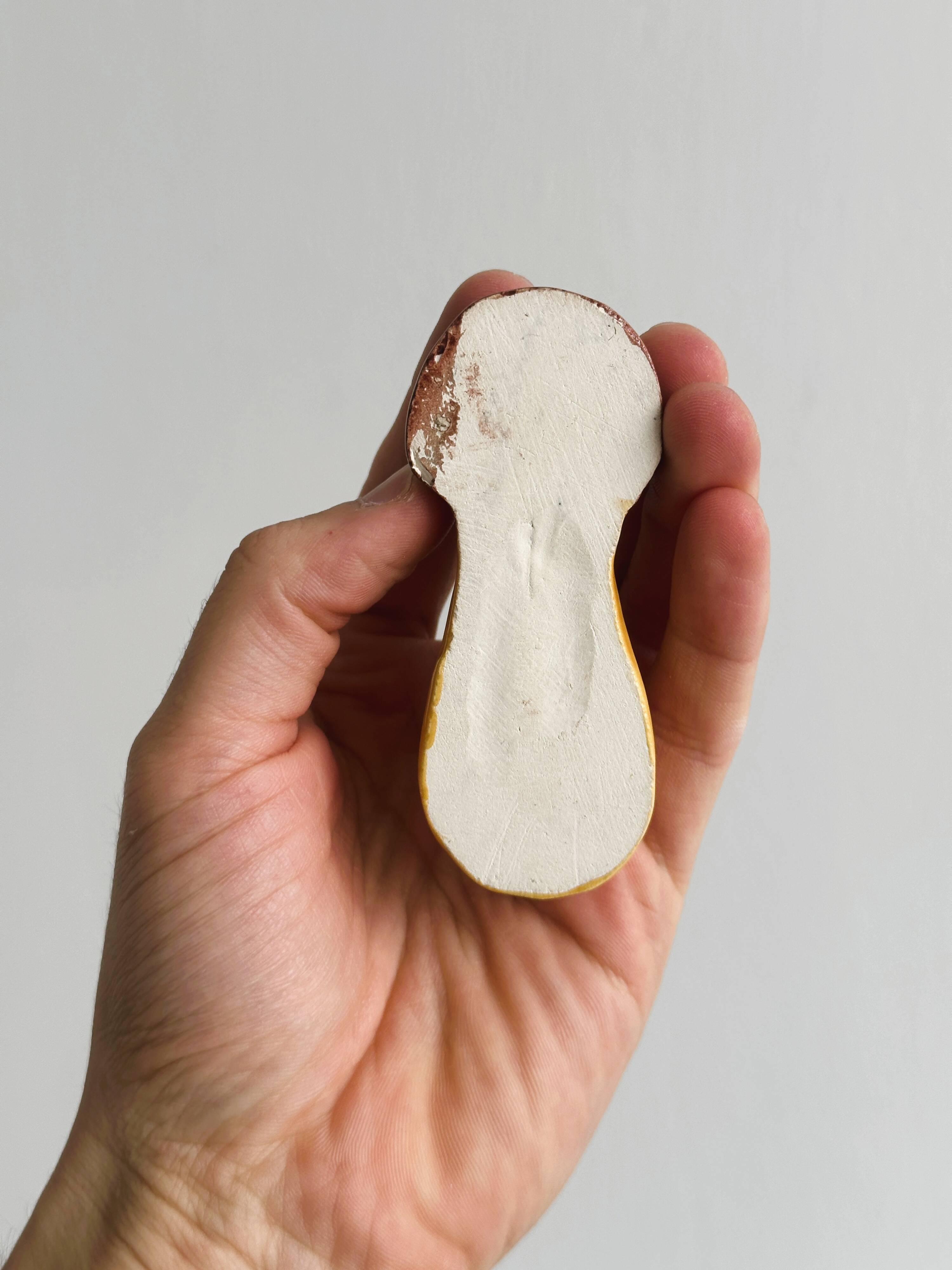 set of ceramic mushroom knife holders