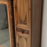 Art Deco buffet in solid walnut, 20th century.