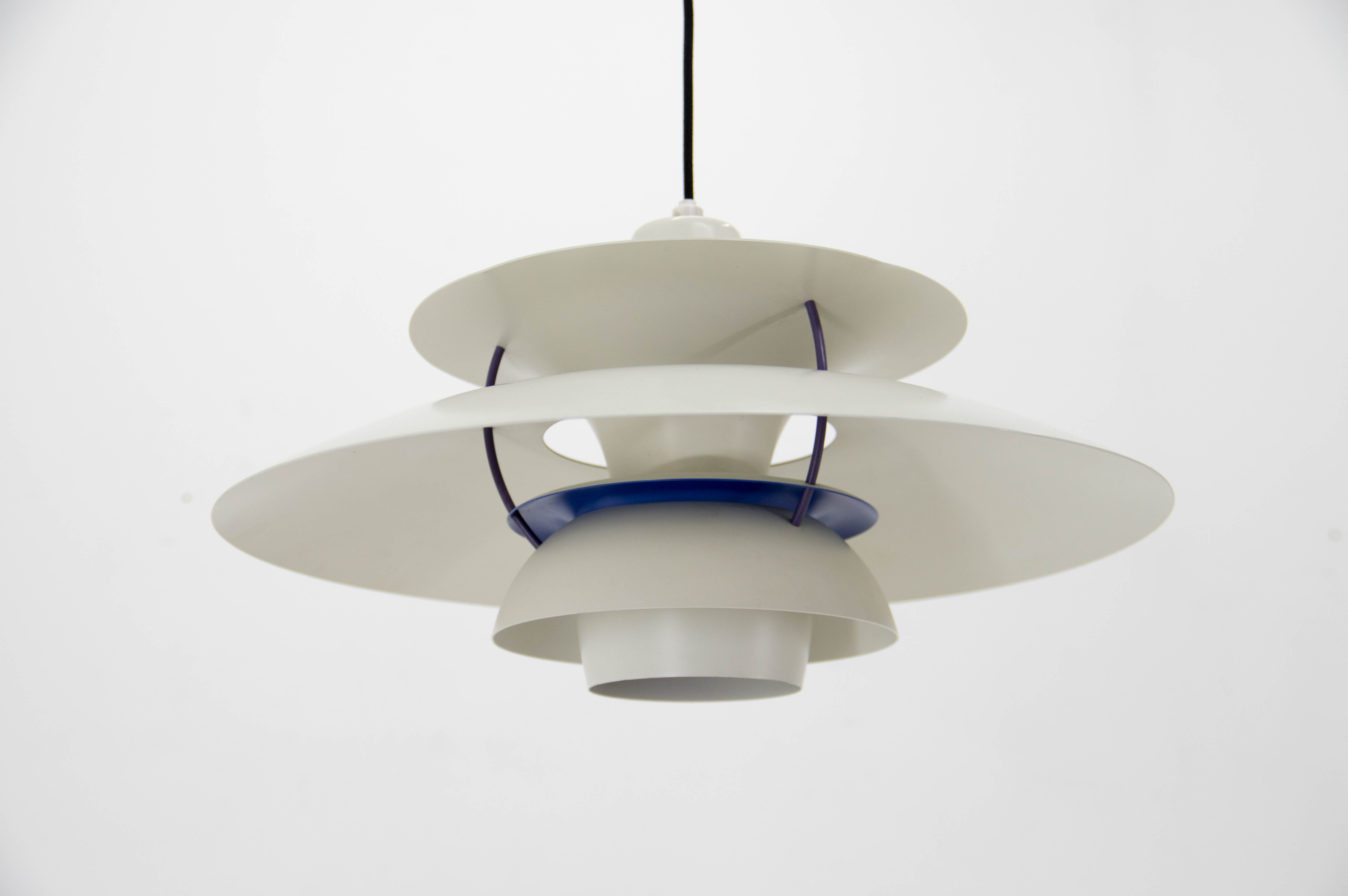 Plafonnier poul henningsen « ph5 », années 1960, danemark