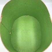 Vintage vintage wooden hat box 1850