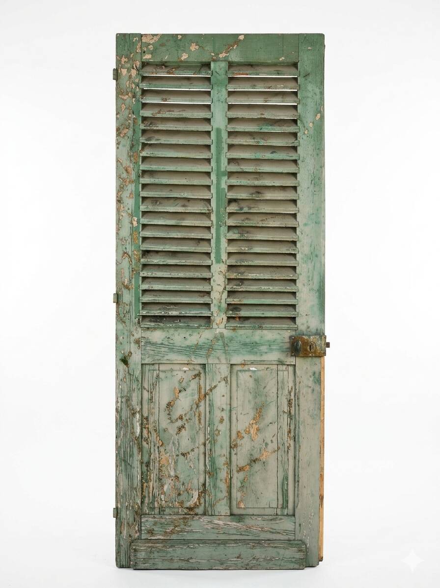 Old shutter door