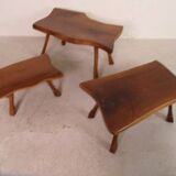 Brutalist set of 3 tables