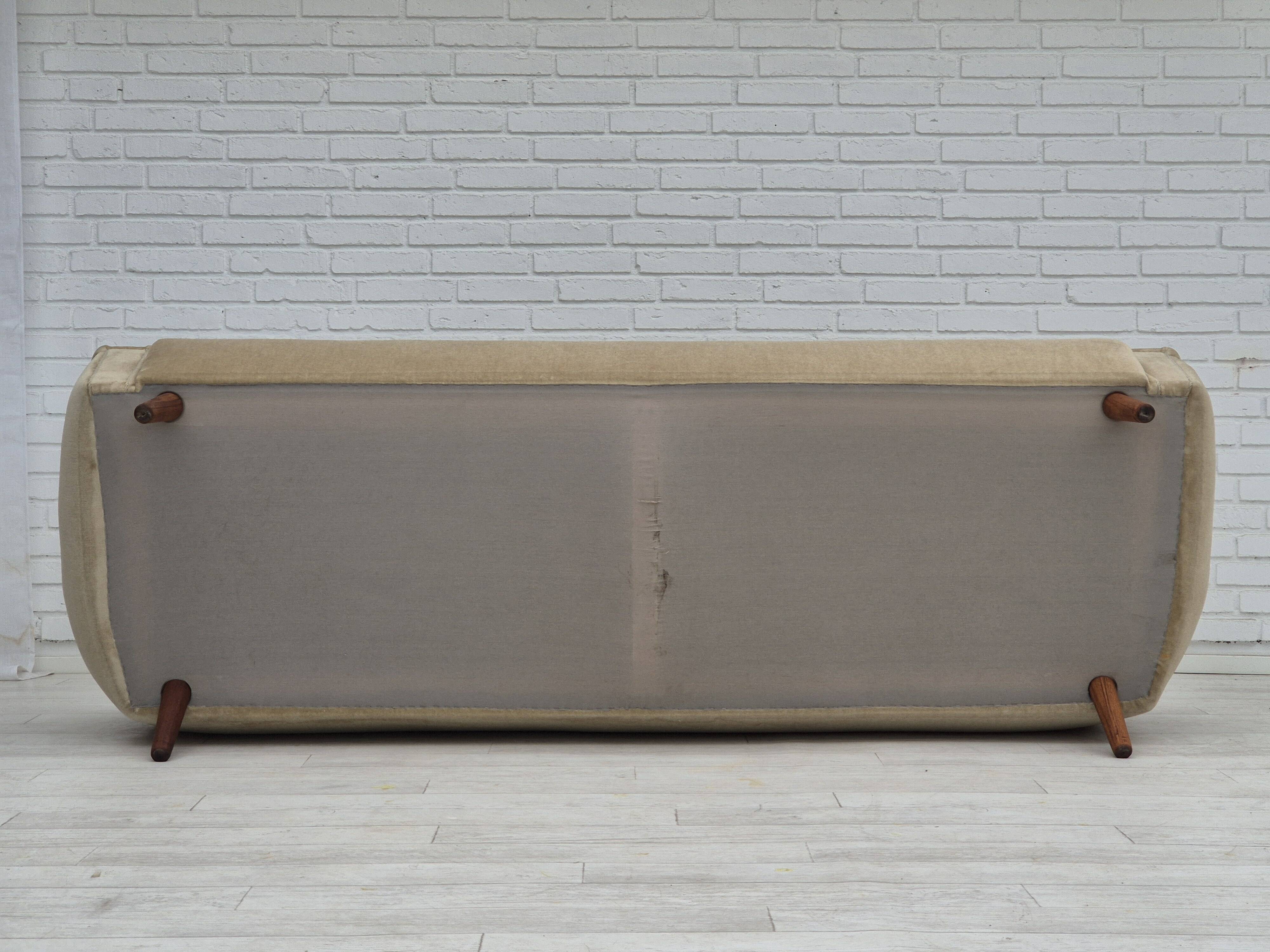 1960s, Danish design by Kurt Østervig for Rolschau Møbler, 3 seater sofa, model 57, original.