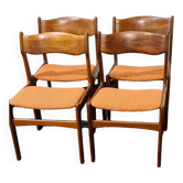 Chaises en teck vintage