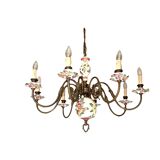 Dutch porcelain chandelier