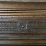 Large Trumeau mirror, wood, vintage, Henri I