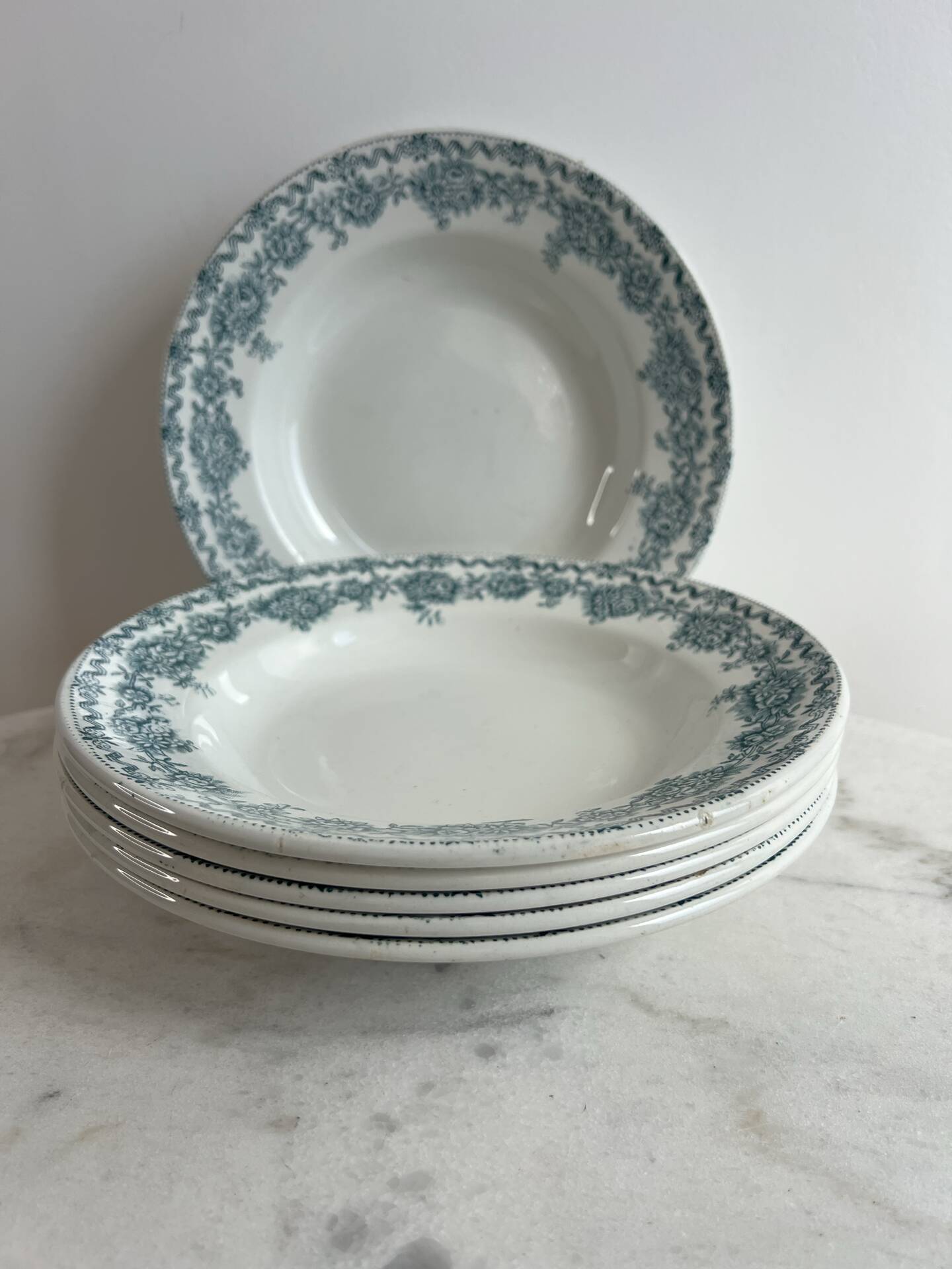 8 assiettes creuses Saint Amand collection Argenton