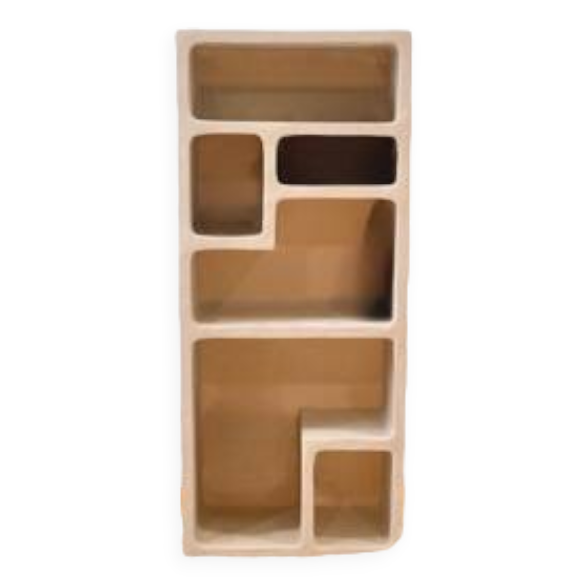 Concrete bookcase - Beige - Length 60 cm - Terra n°3