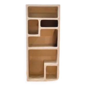 Concrete bookcase - Beige - Length 60 cm - Terra n°3