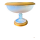 Coupe en opaline sur pied, époque Charles X