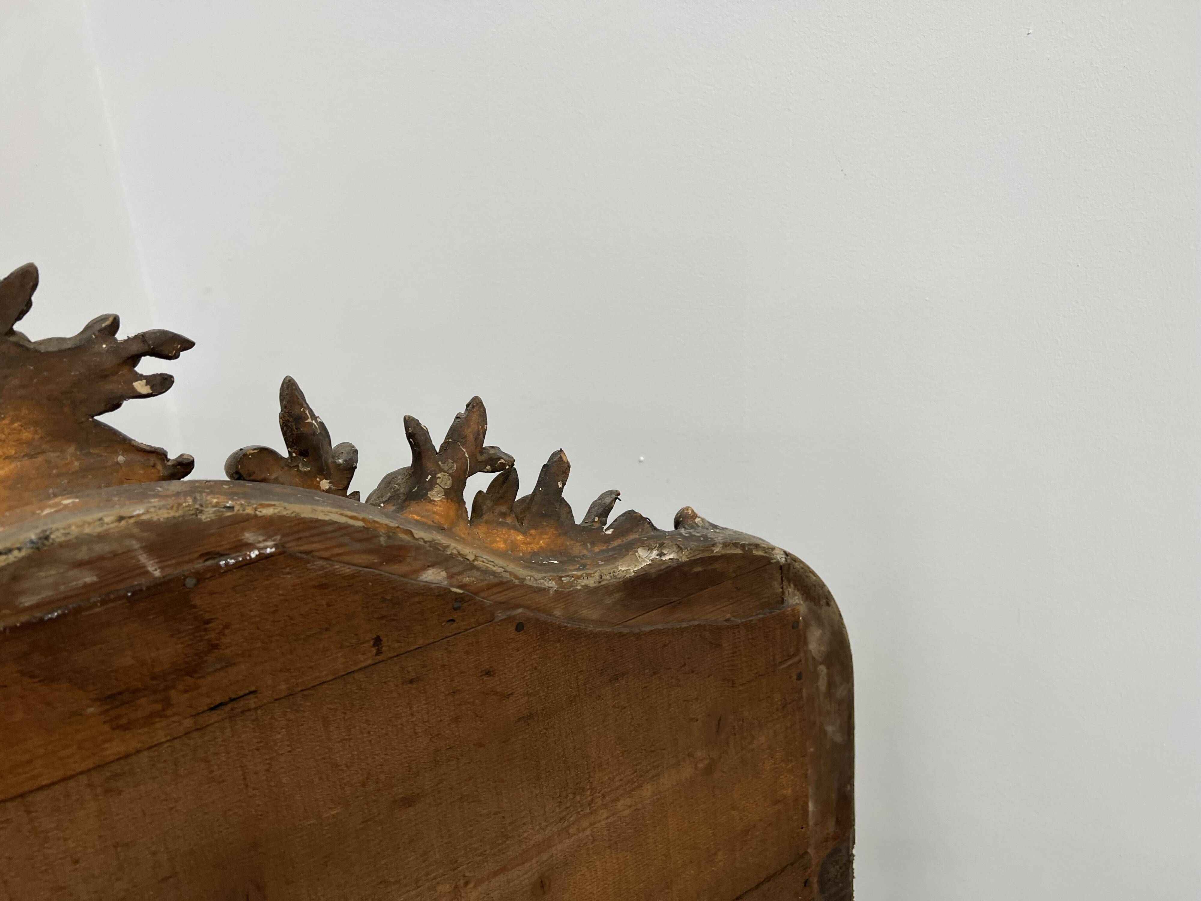 Large 19th century louis xv style mirror