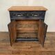 Craft furniture look industrial 2 doors 2 drawers raw tray early 2Xth