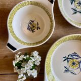 Set of 3 vintage serving dishes from the Flamingo series by Stavangerflint
