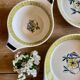 Set of 3 vintage serving dishes from the Flamingo series by Stavangerflint