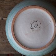 Vase rond en céramique italienne