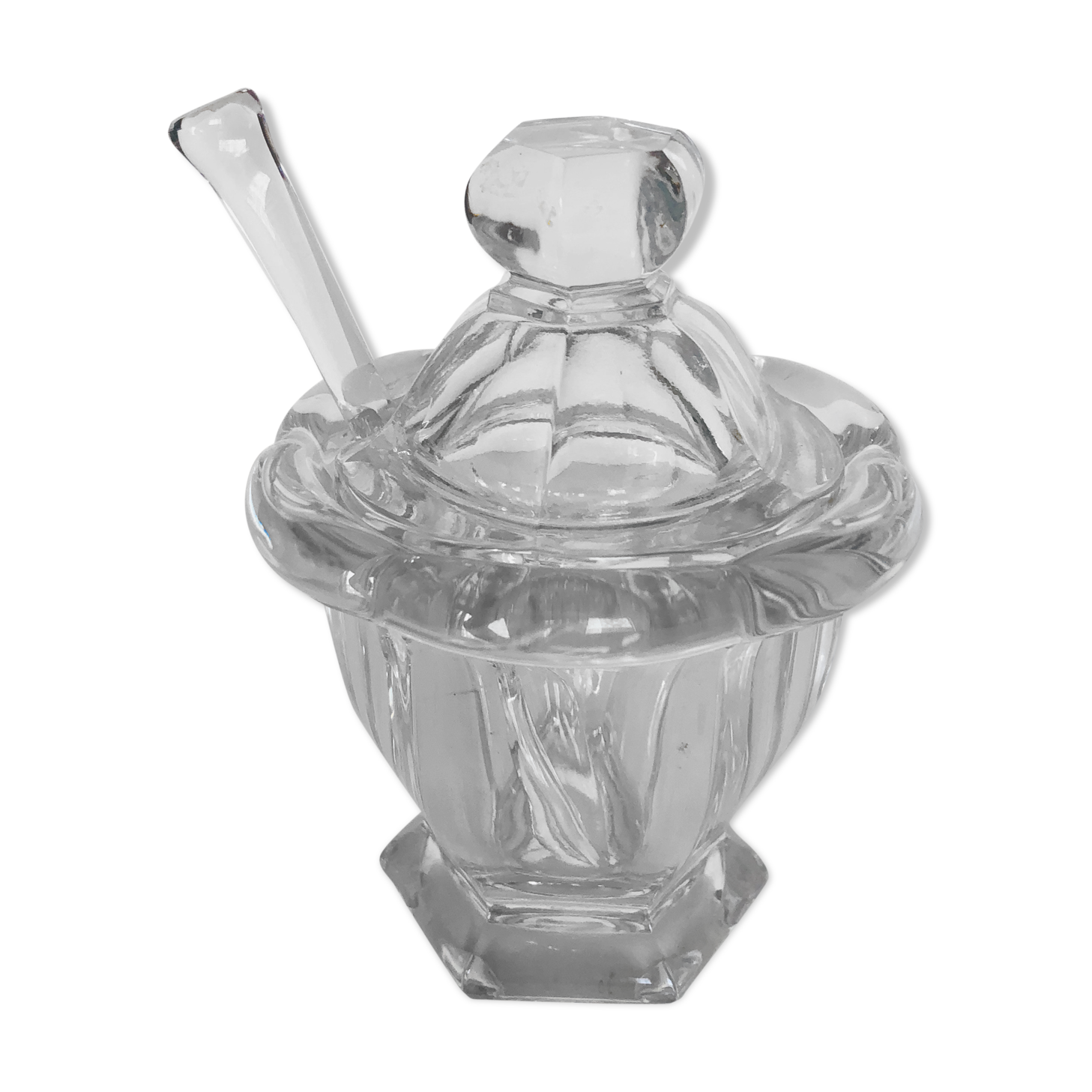 Baccarat crystal mustard