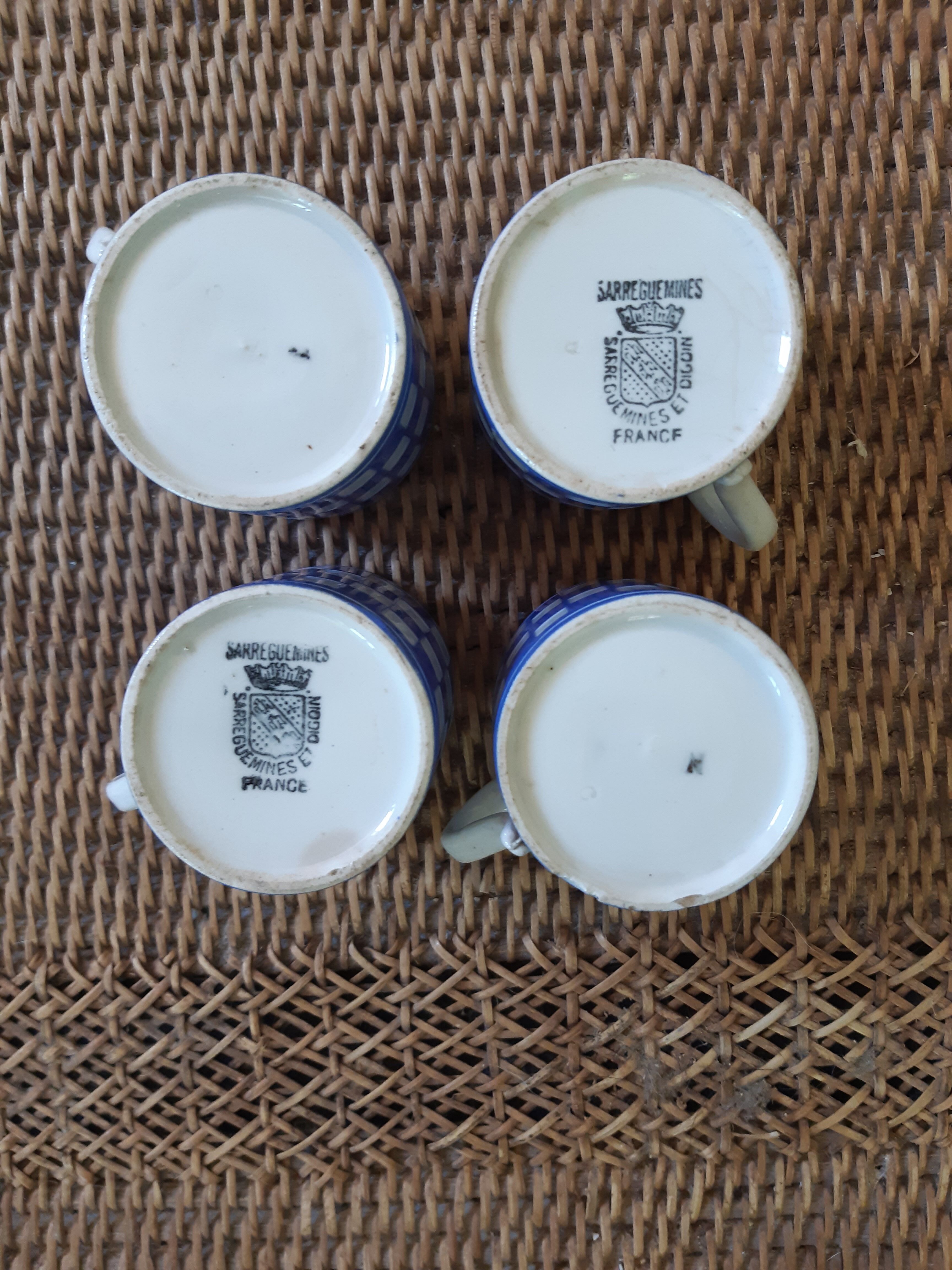 Coffee service Digoin Sarreguemines