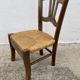 Chaise paillée enfant