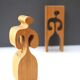 Puzzle in wood sculpture by Gunnar Kanevad for Gamla Linköping, Sweden, 1962.