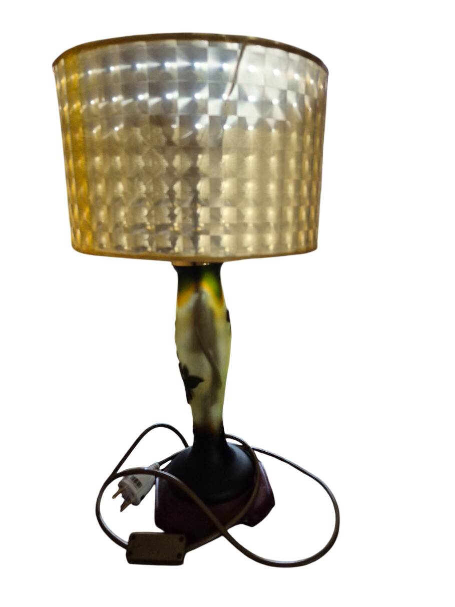 lampe dégagé a l'acide signé Devianne 1950