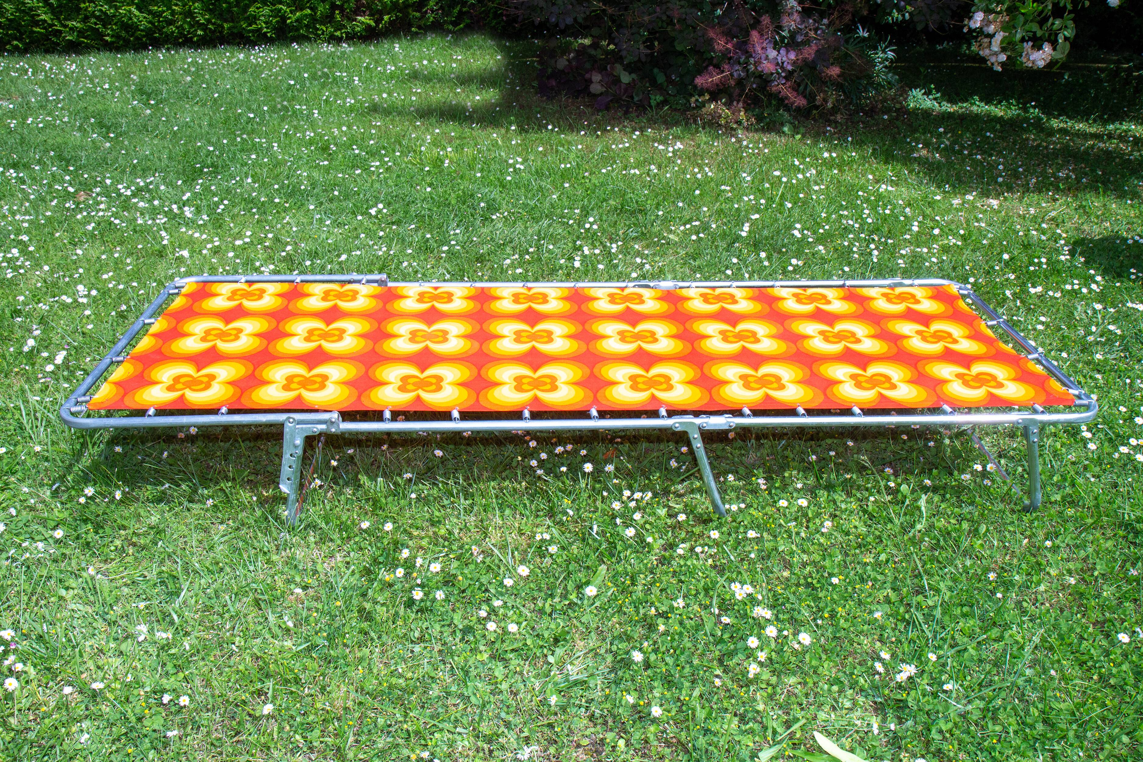 70's Flower Power Deckchair