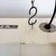 Beige Industrial Hanging Tube Light from Famor , 1970s