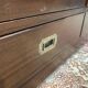 Marine style wardrobe in mahogany from the 1950s