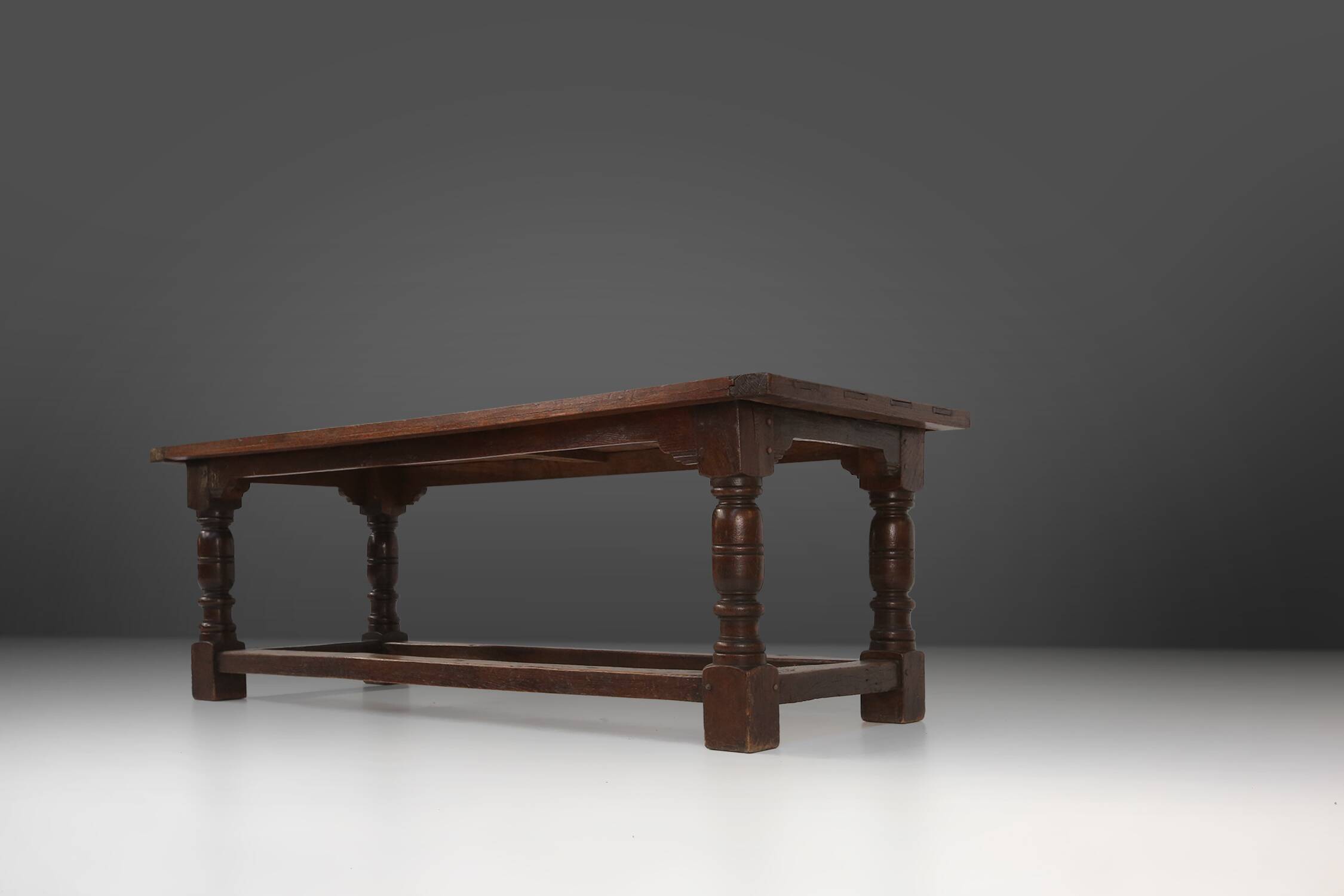 Antique Oak Table, France, 1850s