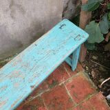 Banc en bois banc de ferme patine ancienne