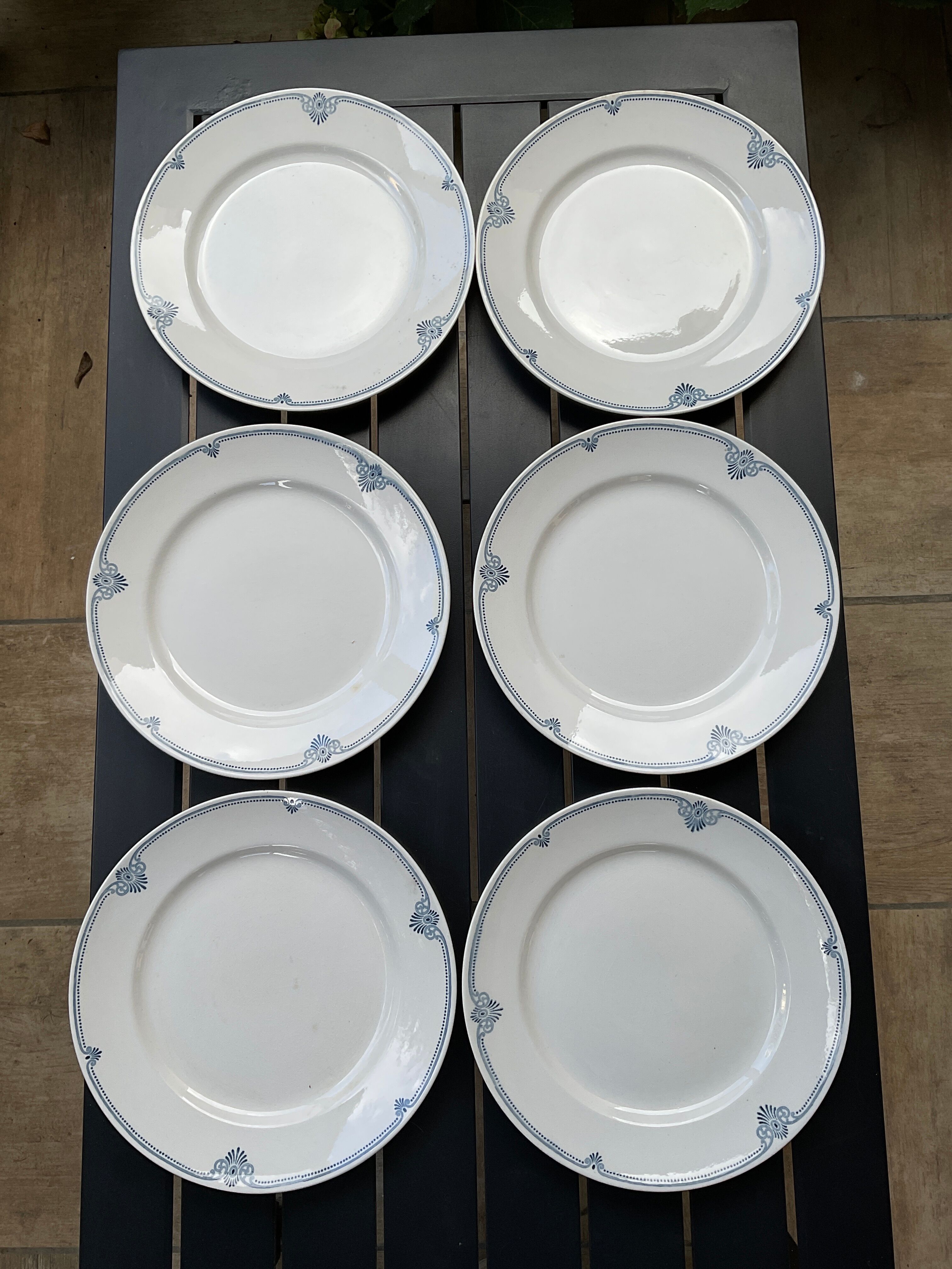 6 flat seats Villeroy and Boch