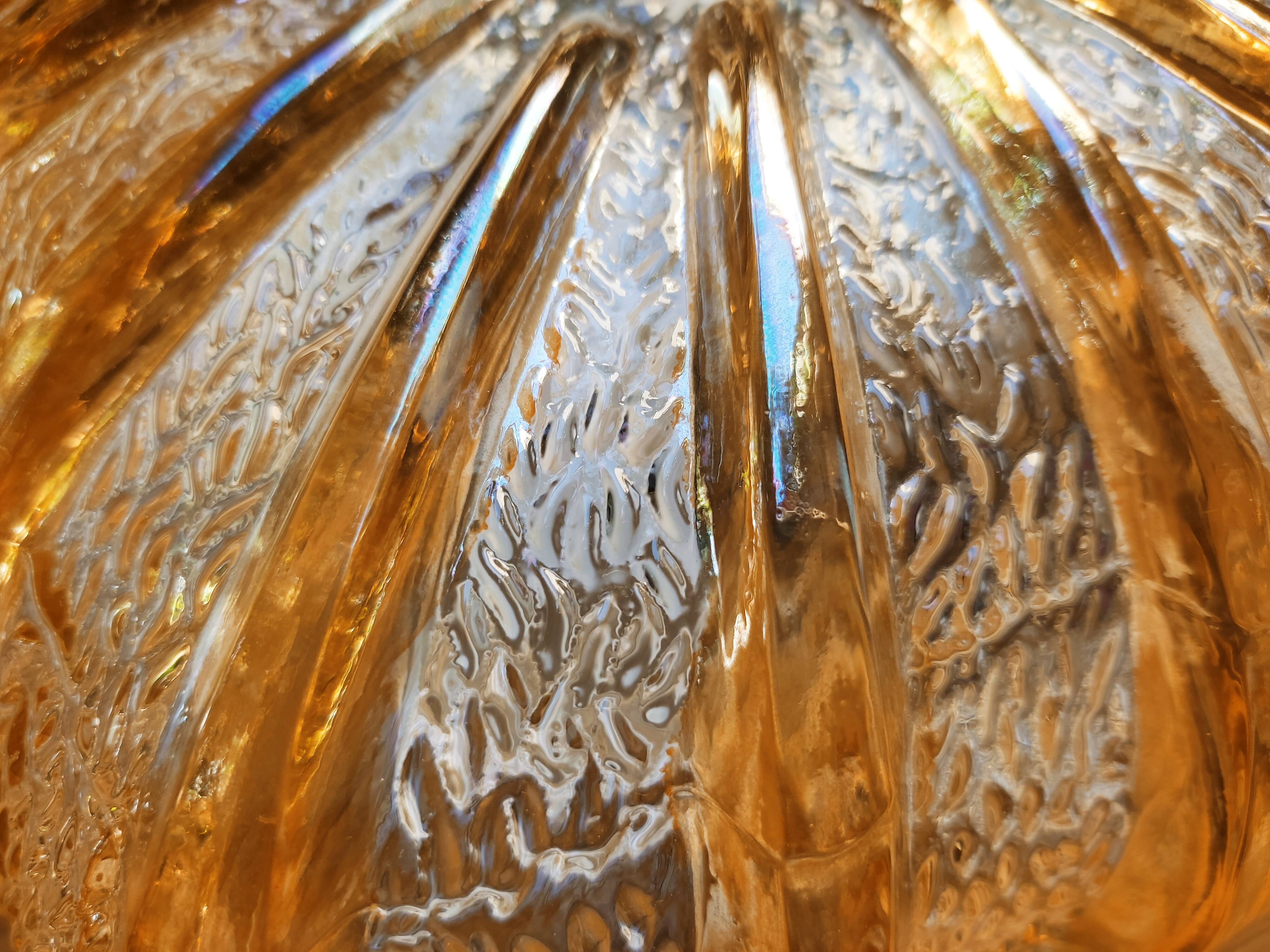 Duo of glass sconces