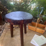 Brutalist tripod stool