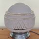 plafonnier des années 40,  globe verre granité opaque -  lampe de table