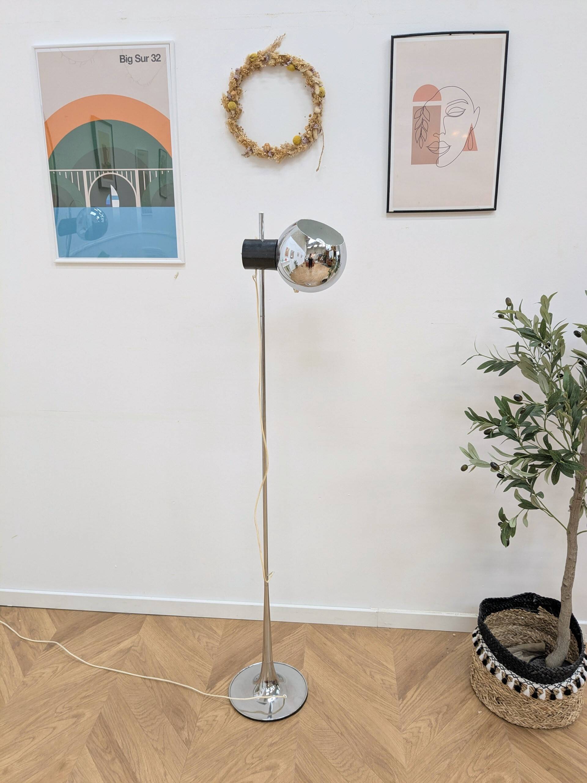 Lampadaire vintage italien par Goffredo Reggiani