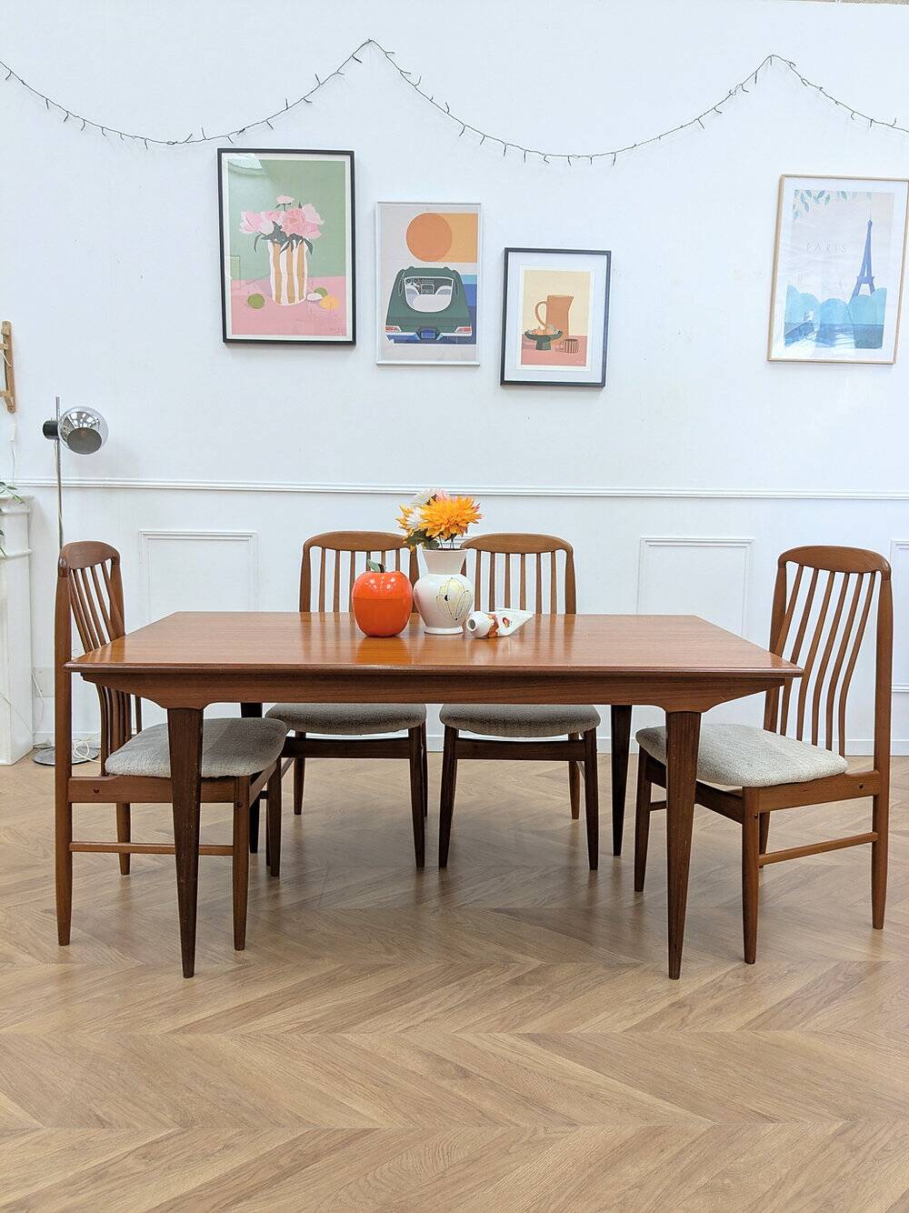 6 Scandinavian Benny Linden chairs
