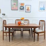 6 Scandinavian Benny Linden chairs