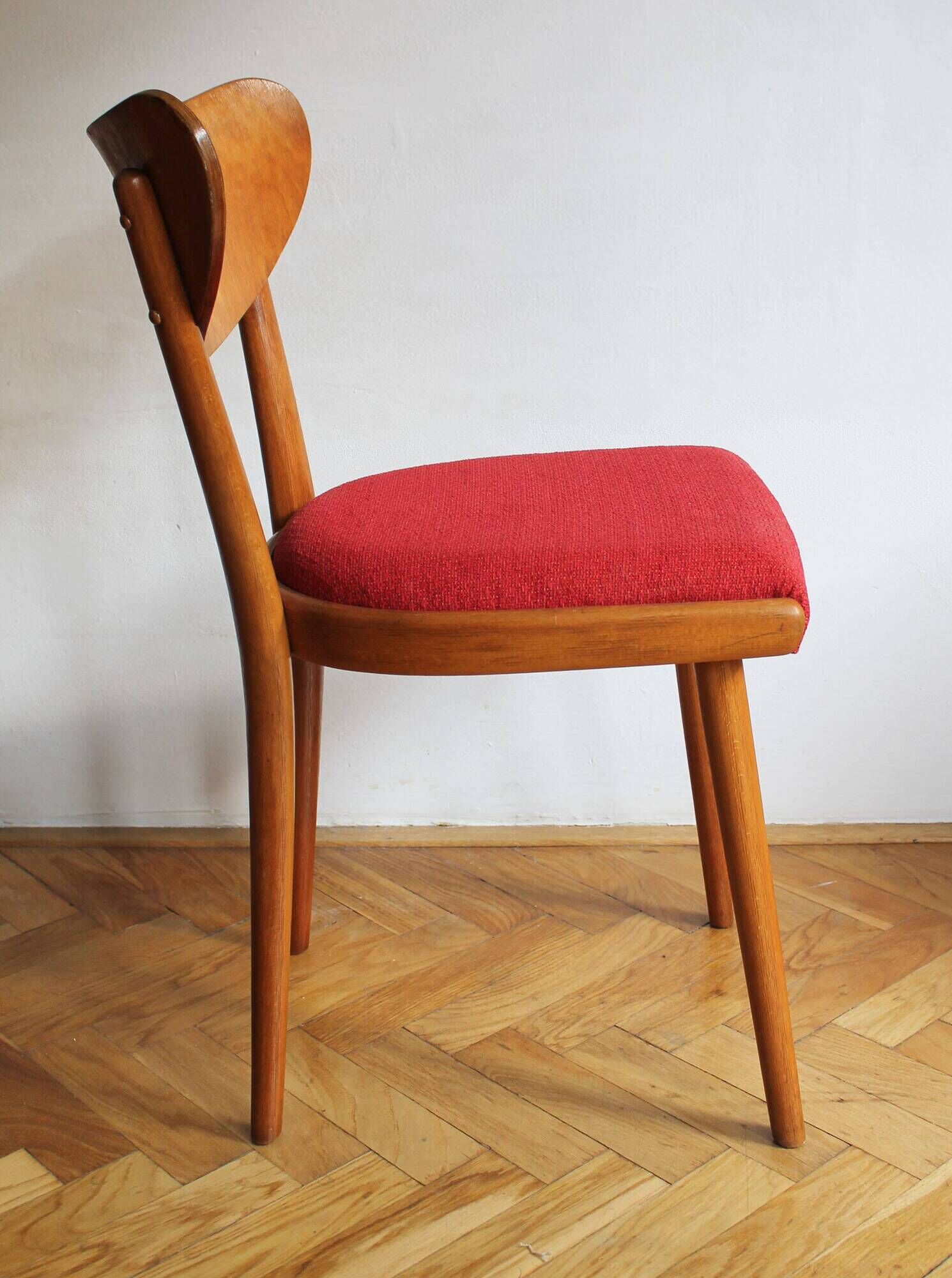 Set of Four 1950's Dining Chairs by Thonet