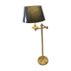 Floor lamp reader with articulated arm