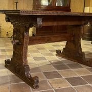 Table Renaissance Italienne En Noyer Du 16° Siècle -Florence