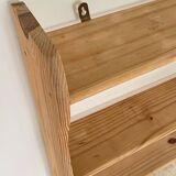 Shelf 3 vintage raw wood shelves