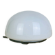 Vintage half-sphere opaline ball wall light