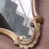 Louis XV-style golden mirror