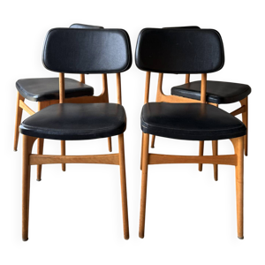 Chaises scandinave en - similicuir