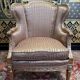 Fauteuil - Bergère à oreilles de style Louis XVI
