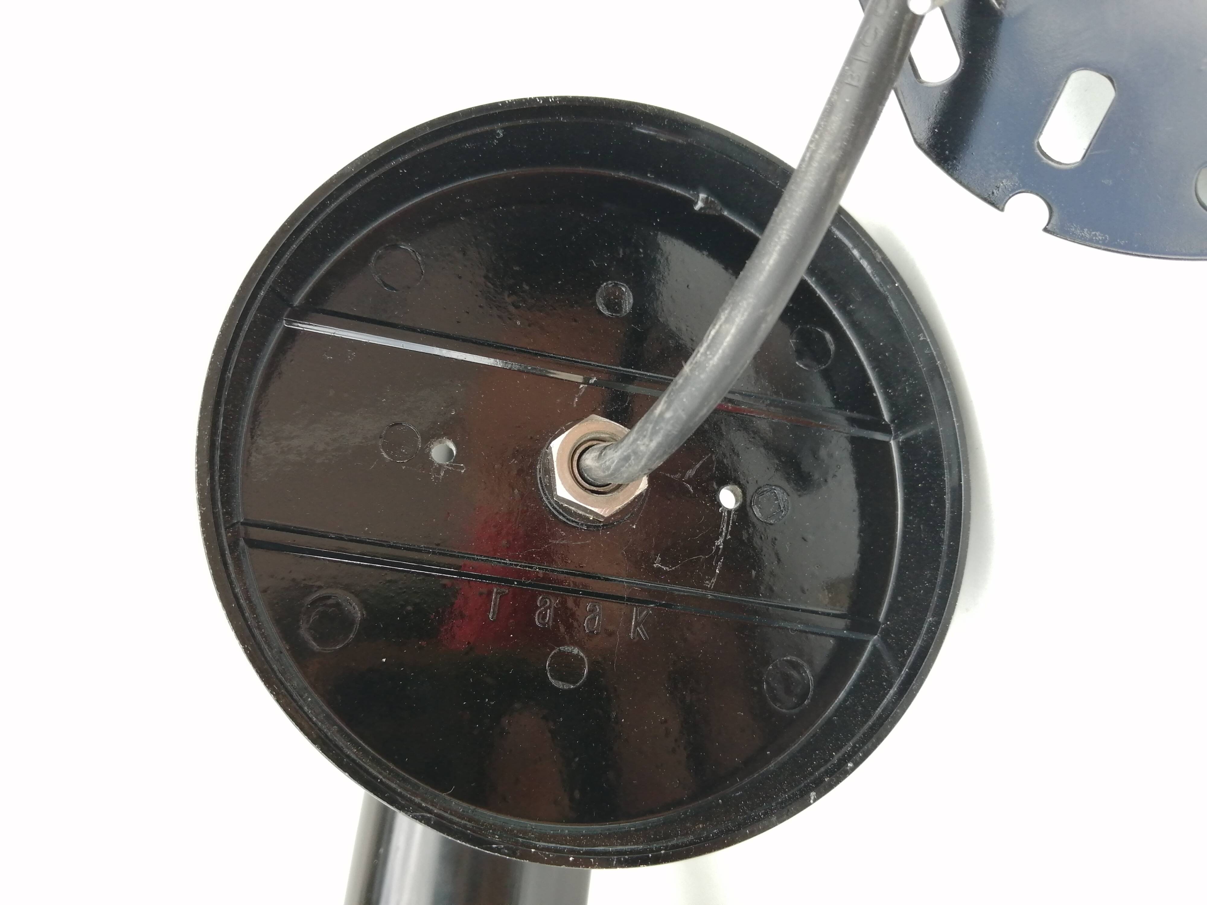 Adjustable black and chrome wall light from Raak, vintage 1960.