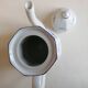 Porcelain teapot Winterling Marktleuthen Bavaria white blue