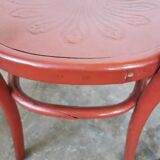 Set de 4 chaises bistrot bois courbé Fischel